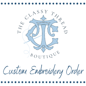Custom Embroidery Order